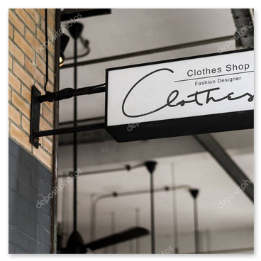 Außenbanner an Fassade