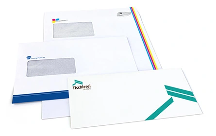 Geschäftsausstattung Briefpapier und Kuverts
