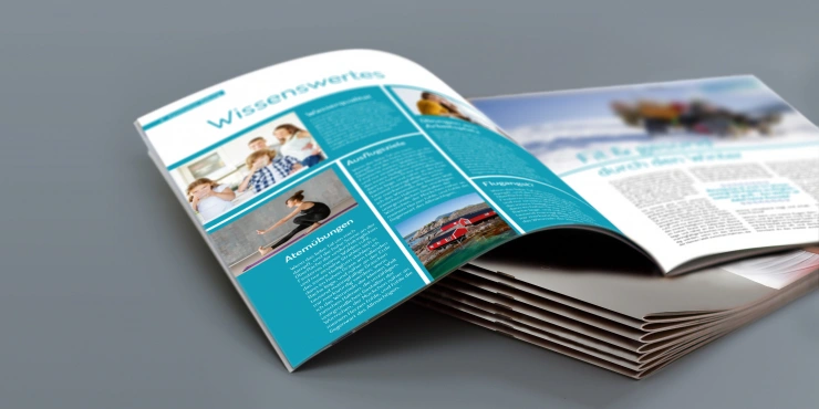 Broschüren und Kataloge in hochwertigem Druck