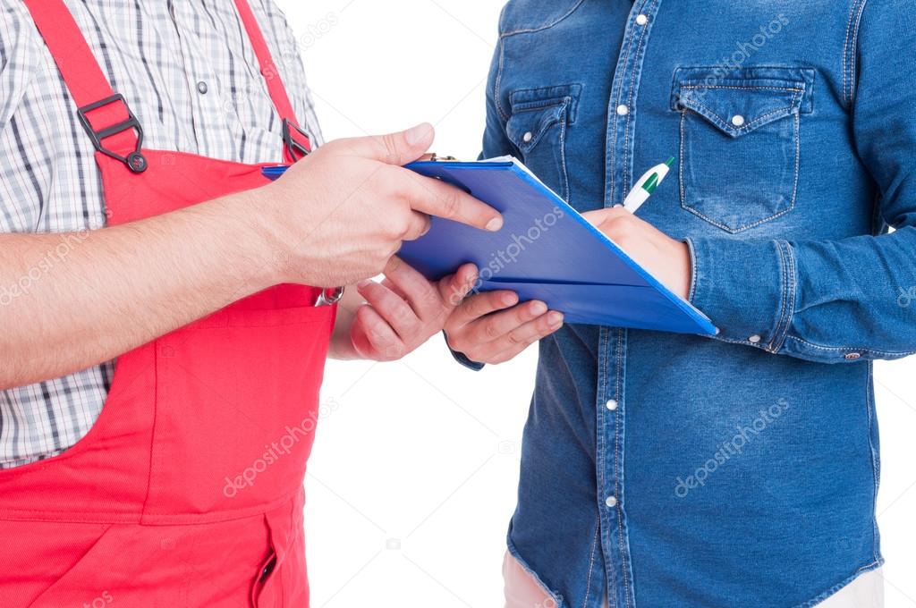 Wartungsplan und Servicekonzept